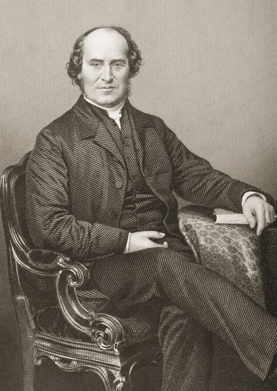 William Weldon Champneys (1807-75) graviert von D.J. Pound nach einem Foto, aus 